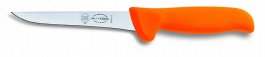 Nóż masarski MasterGrip, trybownik twardy, prosty, 15 cm, pomarańczowy, DICK 8286815-53